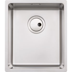Abode Matrix 1 Bowl Medium Kitchen Sink - Stainless Steel