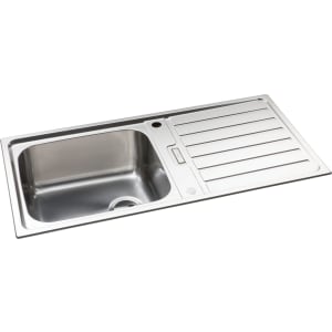 Neron 1 Bowl Kitchen Sink - Stainless Steel