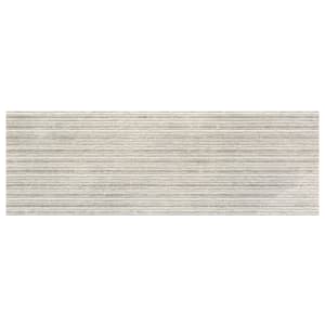 Wickes Boutique Paloma Grey Structure Ceramic Wall Tile - 900 x 300mm - Cut Sample