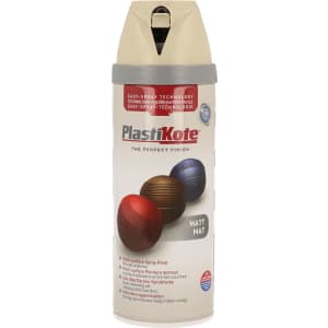 Plastikote Multi-Surface Matt Spray Paint - French Grey - 400ml