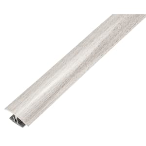 Wickes High Gloss Grey Variable Height Threshold Bar - 0.9m