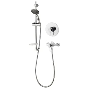 Aqualisa Concentric Single Outlet Shower Valve with Built-In Kit