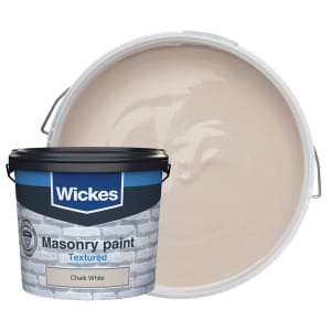 Wickes Masonry Textured Chalk White 5L