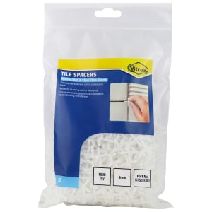 Vitrex Tile Spacers 3mm - Pack of 1000