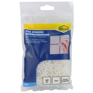 Vitrex Tile Spacers 2mm - Pack of 1000