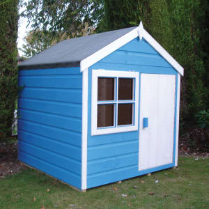 Shire Playhut Wooden Playhouse - 4 x 4ft