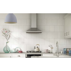 Wickes White Ceramic Wall Tile - 200 x 250mm