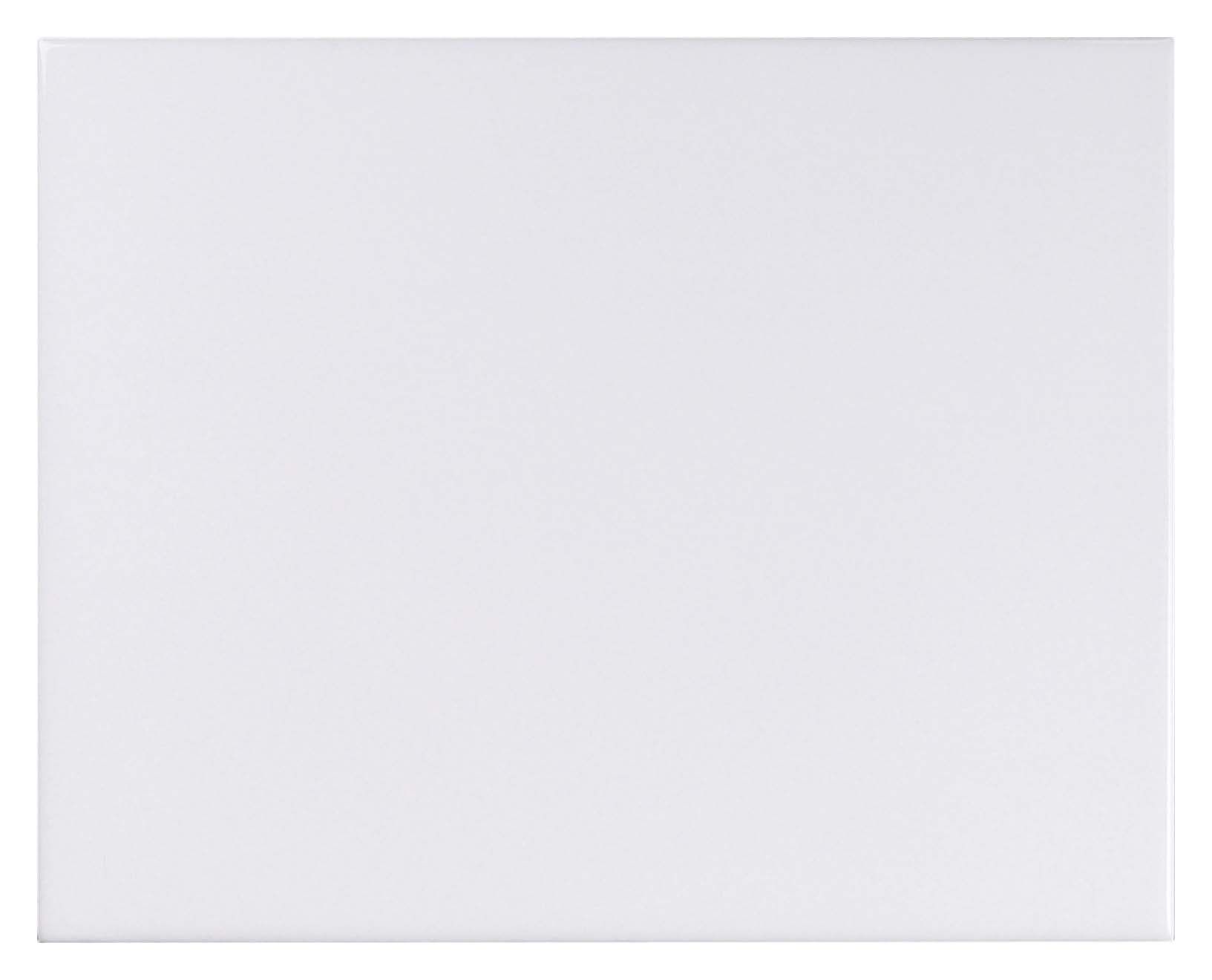 Wickes White Ceramic Wall Tile - 200 x 250mm - Sample