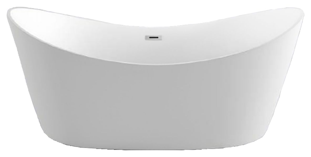 Wickes Sydney Freestanding Contemporary Double Ended Slipper Bath - 1700 x 800mm