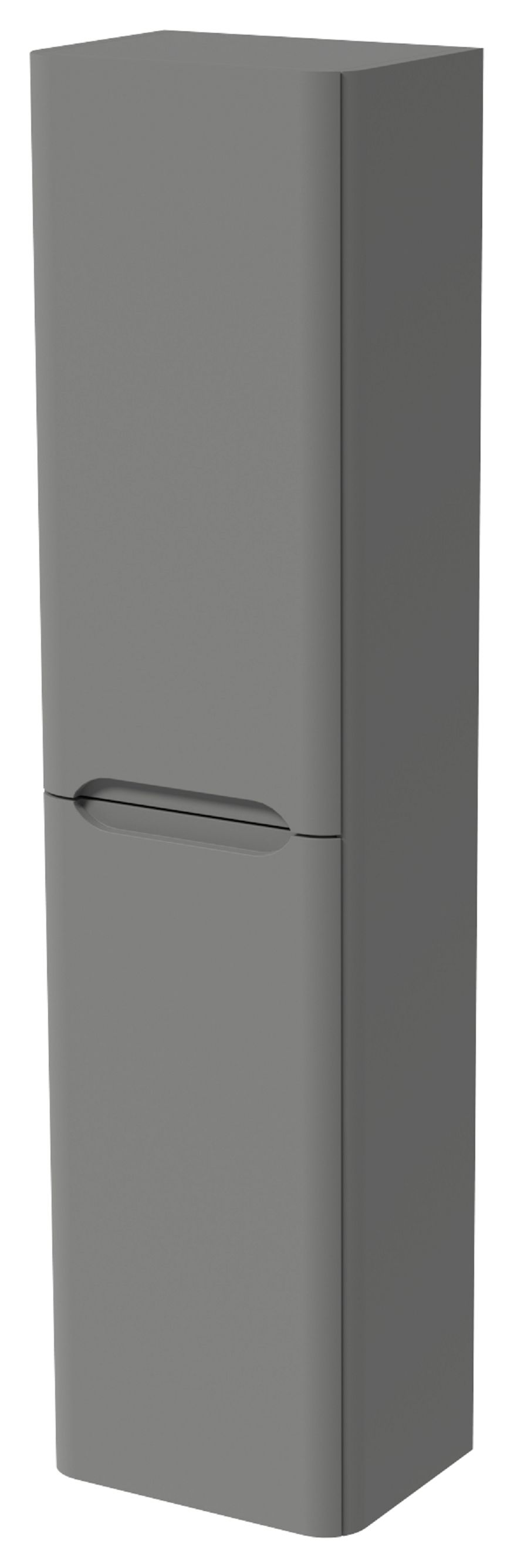 Wickes Malmo Dust Grey Wall Hung J Pull Tower Unit - 1600 x 400mm