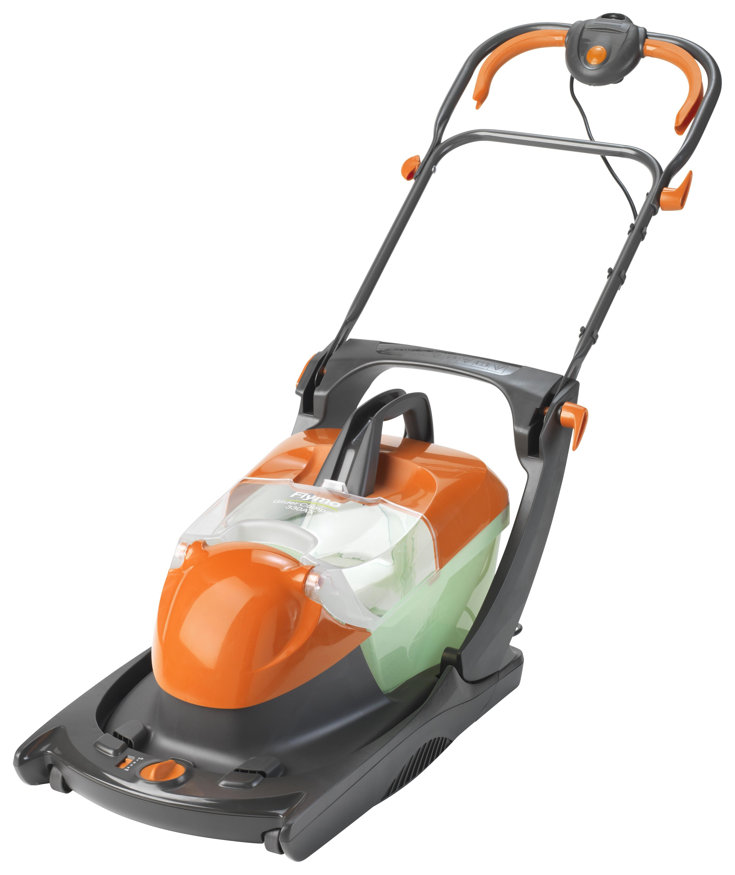 Flymo Glider Compact 330AX Corded Hover Collect Lawnmower - 1700W