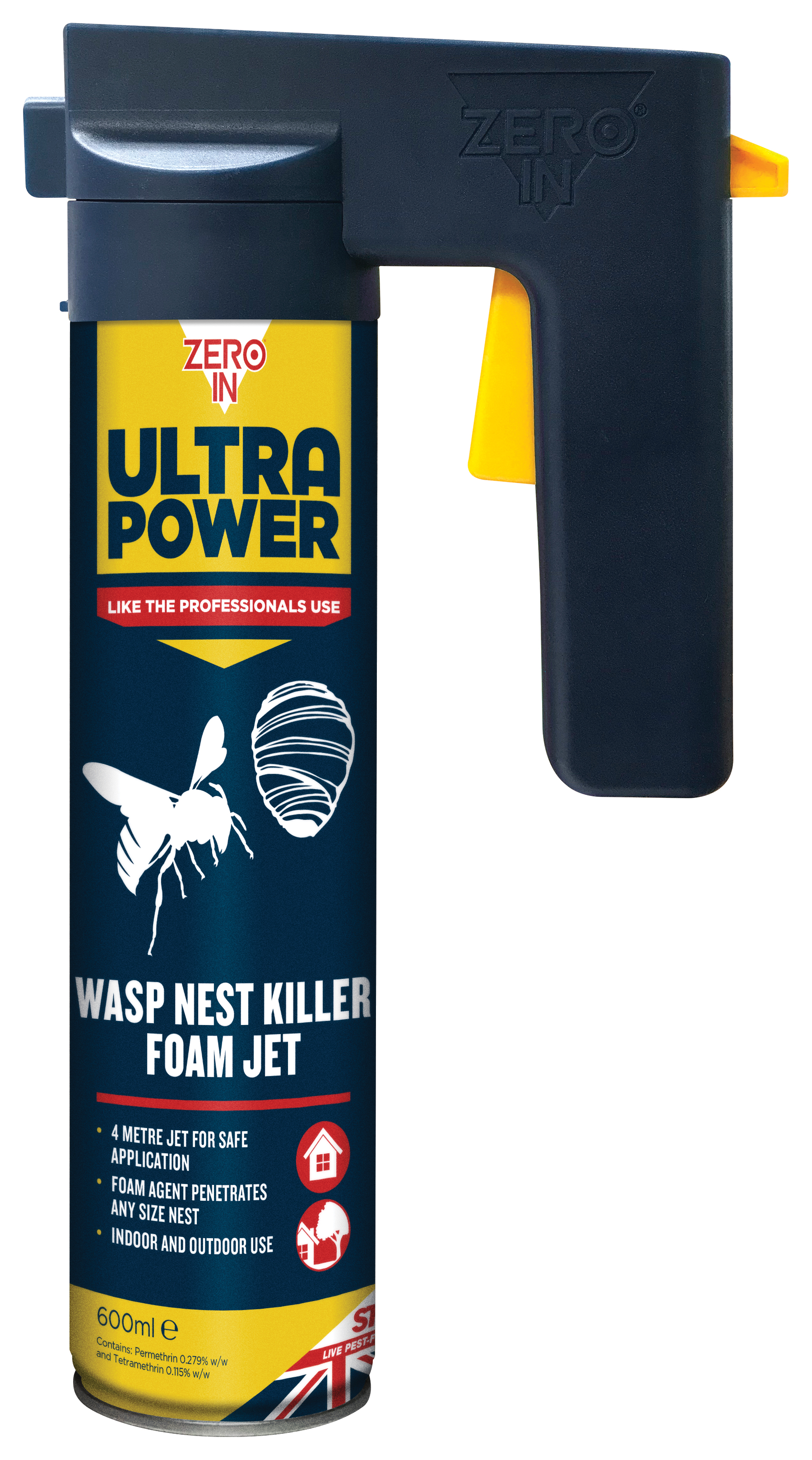 Zero In Ultra Power Wasp Nest Foam - 600ml