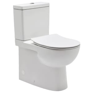Wickes Phoenix Comfort Height Close Coupled Toilet Pan, Cistern & Soft Close Seat