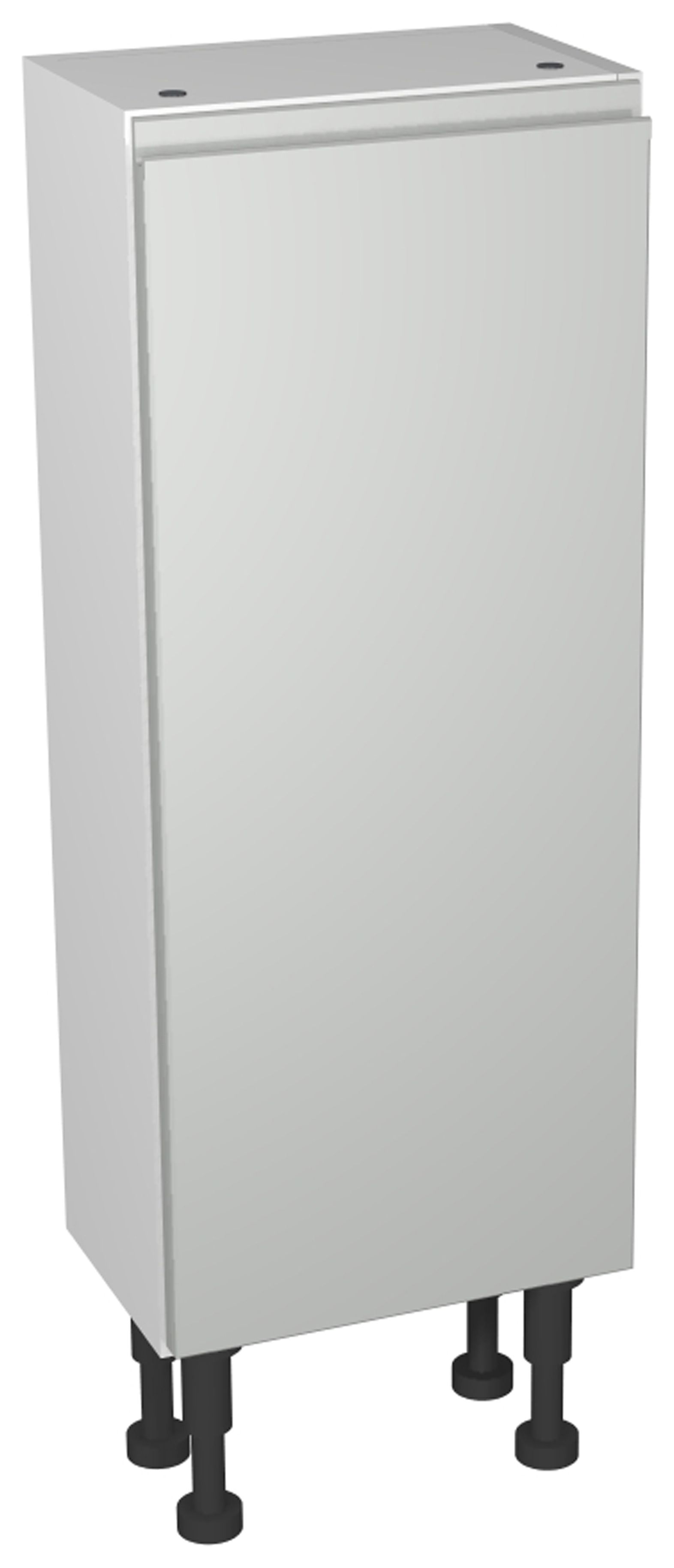 Wickes Hertford Gloss Grey Compact Storage Unit - 300 x 735mm