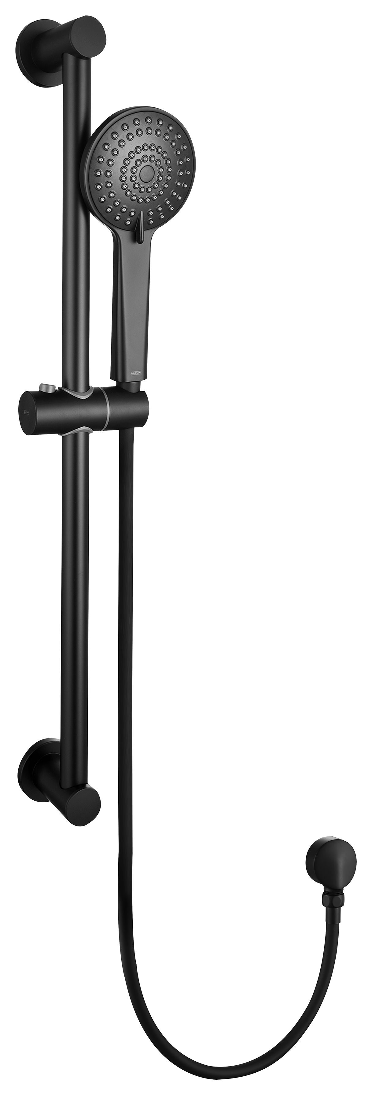 Bristan Round Shower Kit with Multi-Function Handset - Black