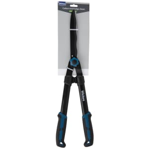Wickes Carbon Steel Hedge Shears with Curved Cutting Edges