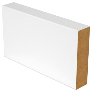 Wickes Square Edge Primed MDF Skirting / Architrave - 18 x 69 x 2100 mm