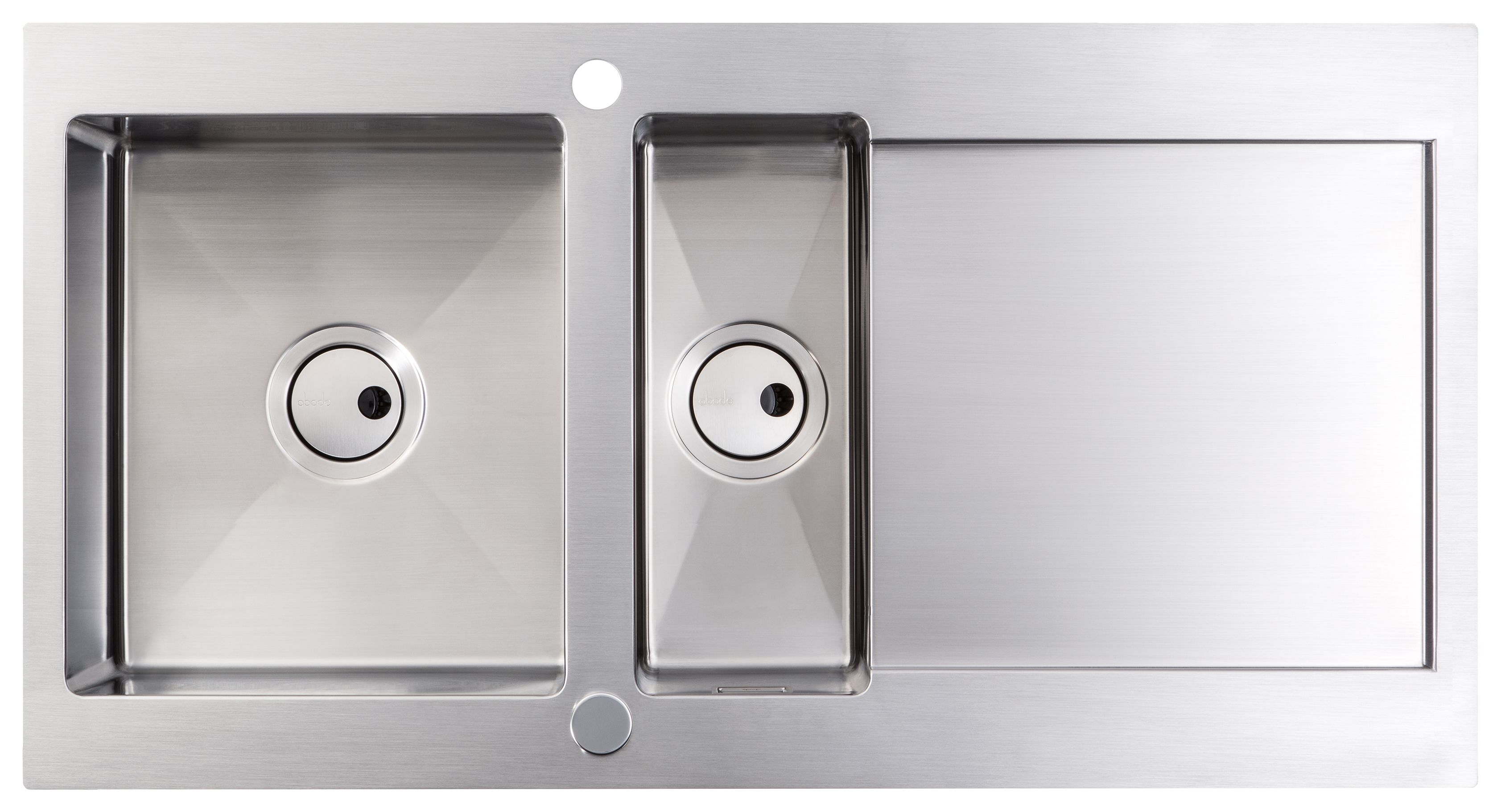 Abode Verve 1.5 Bowl Kitchen Sink - Stainless Steel