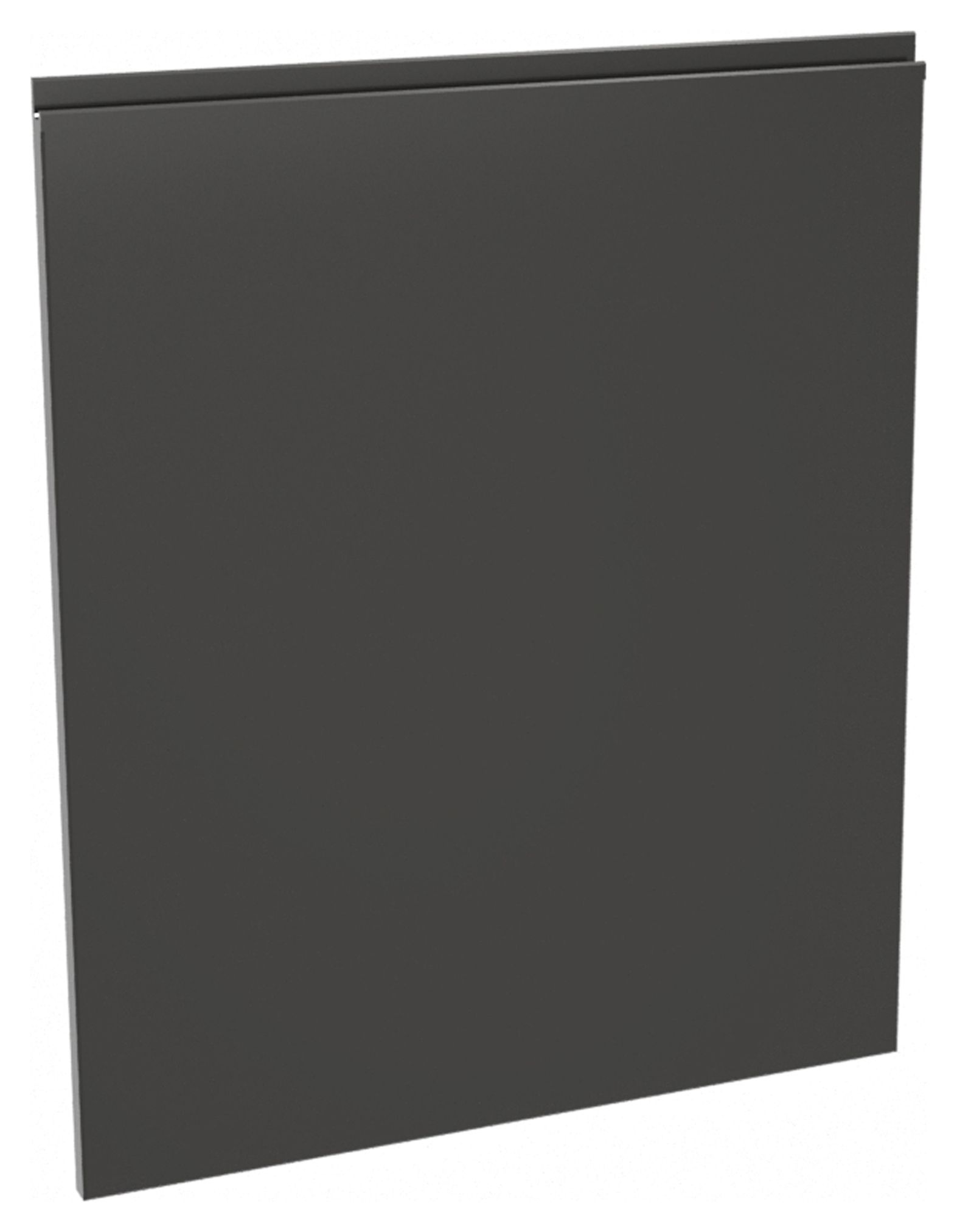 Madison Dark Grey Gloss Handleless Appliance Door (B) - 600 x 731mm