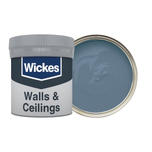 Wickes Vinyl Matt Emulsion Paint Tester Pot - Turkish Blue No.941 - 50ml