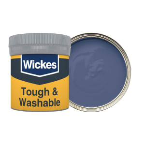 Wickes Tough & Washable Matt Emulsion Paint Tester Pot - Navy Blue No.965 - 50ml