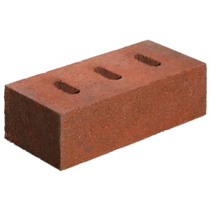 Marshalls Red / Black Portmore Claret Perforated Facing Brick - 215 x 100 x 65mm - Pack of 416