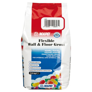 Mapei Flexible Coloured Wall & Floor Grout White - 2.5kg