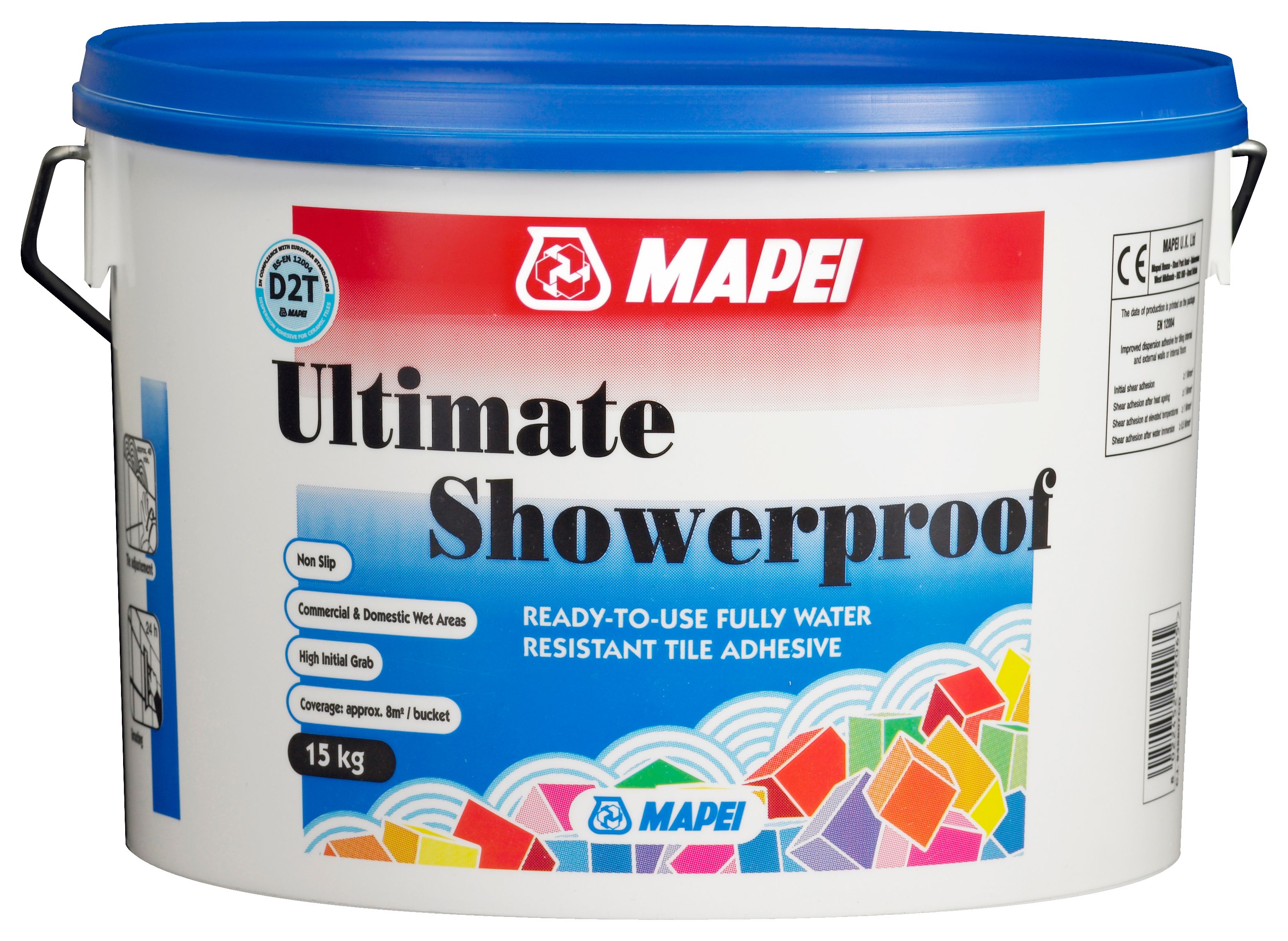 Mapei Ultimate Showerproof Ceramic Tile Adhesive - 15kg