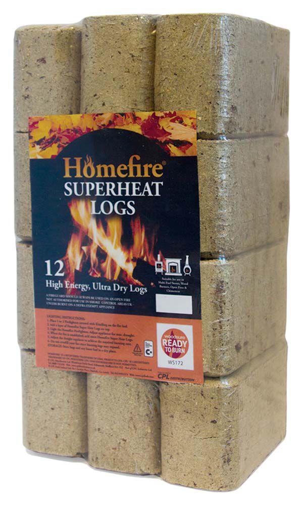 Homefire Superheat Logs - Pack of 12