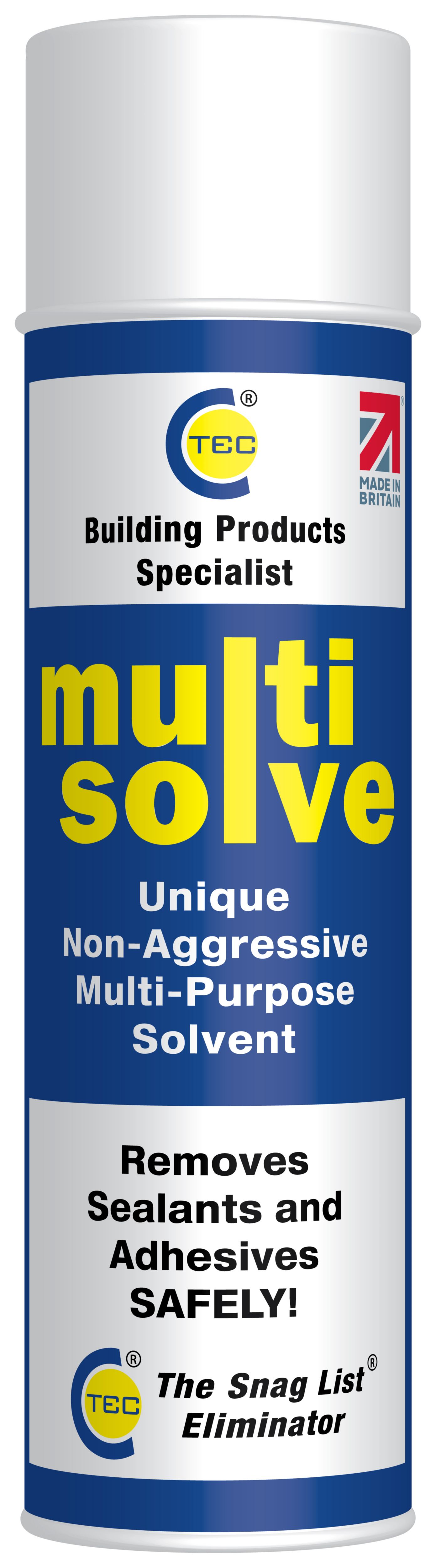 C-Tec Multisolve Non-Aggressive Multi-Purpose Solvent - 500ml