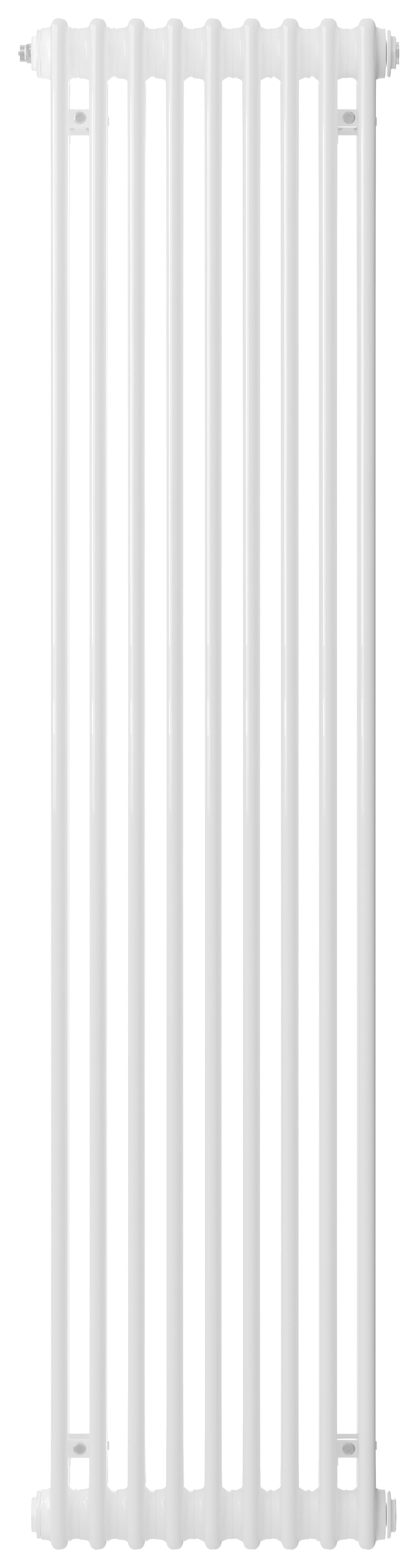 Henrad 2 Column Vertical Designer Radiator - White 1800 x 440 mm