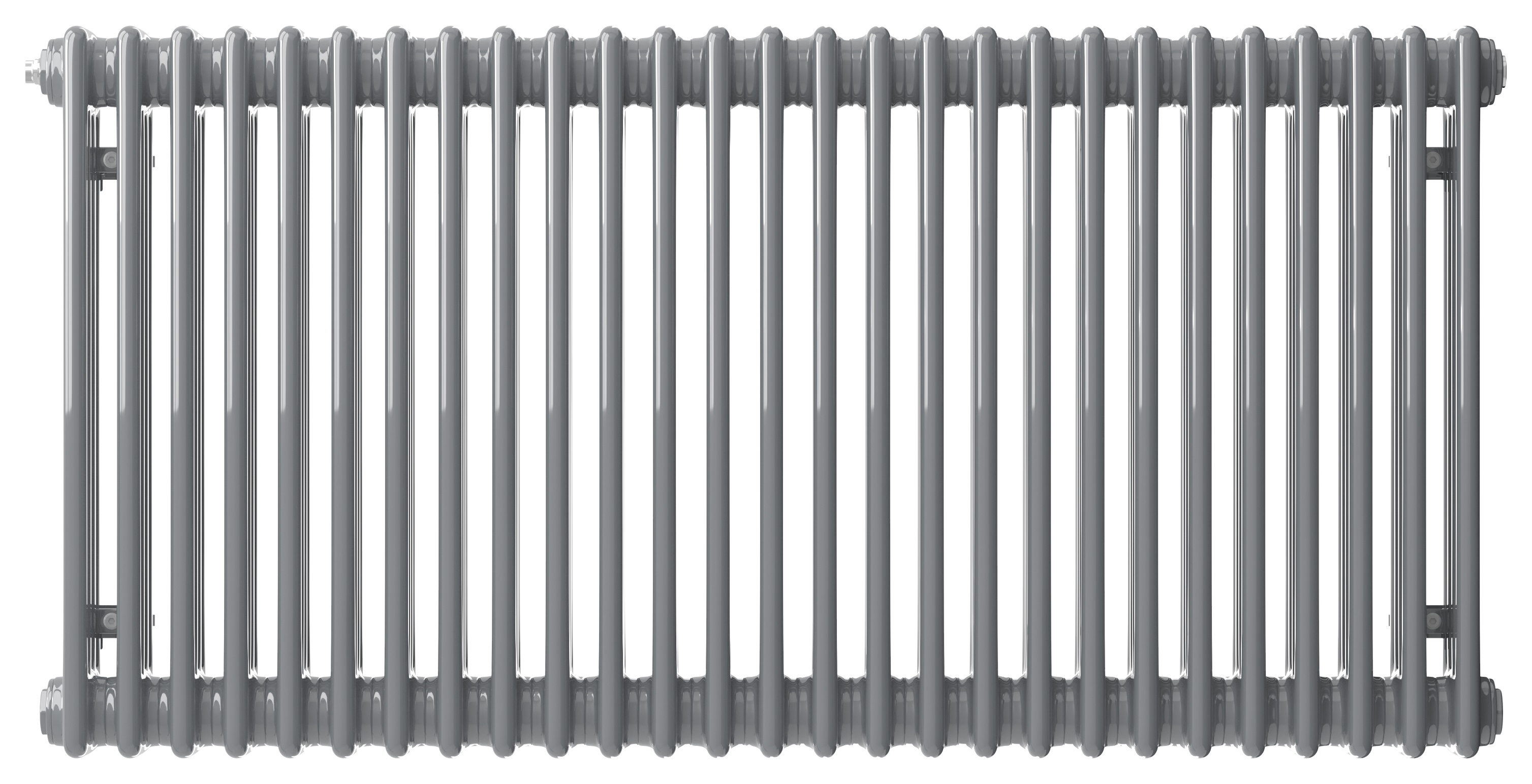 Henrad 4 Column Concept Designer Radiator - Slate Grey 600 x 1268 mm