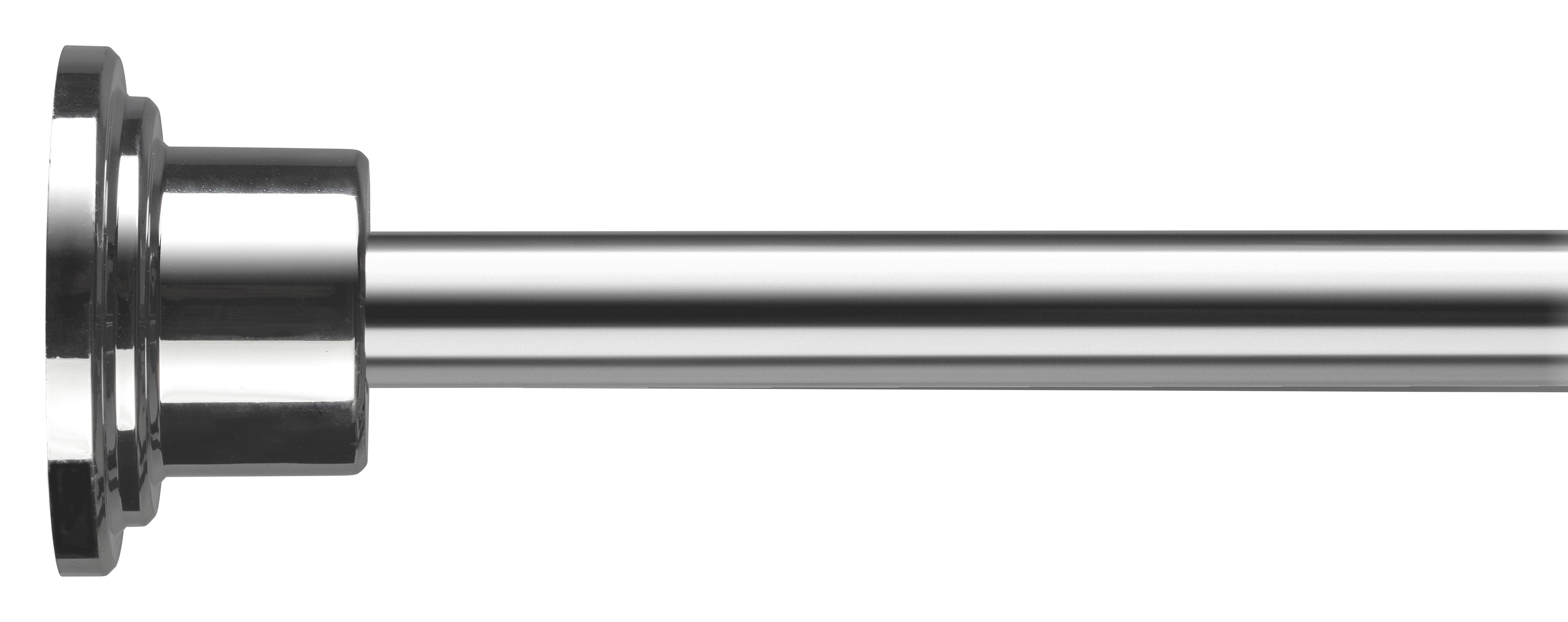 Croydex Stick ‘n’ Lock™ Extendable Shower Curtain Rod - Chrome