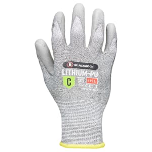Blackrock PU Coated Cut Resistant Grey Gloves - Size L/9