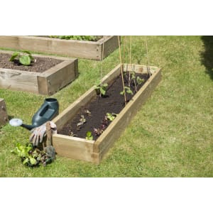 Forest Garden Caledonian Long Raised Bed - 140 x 450 x 1800mm