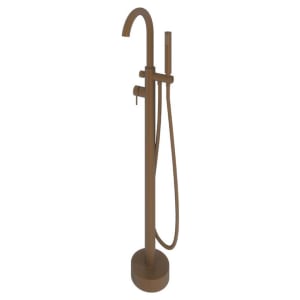 Beckington Floor Standing Bath Shower Mixer Tap - Brushed Bronze