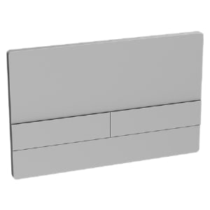 Wickes Flush Plate for Bathrooms - Satin