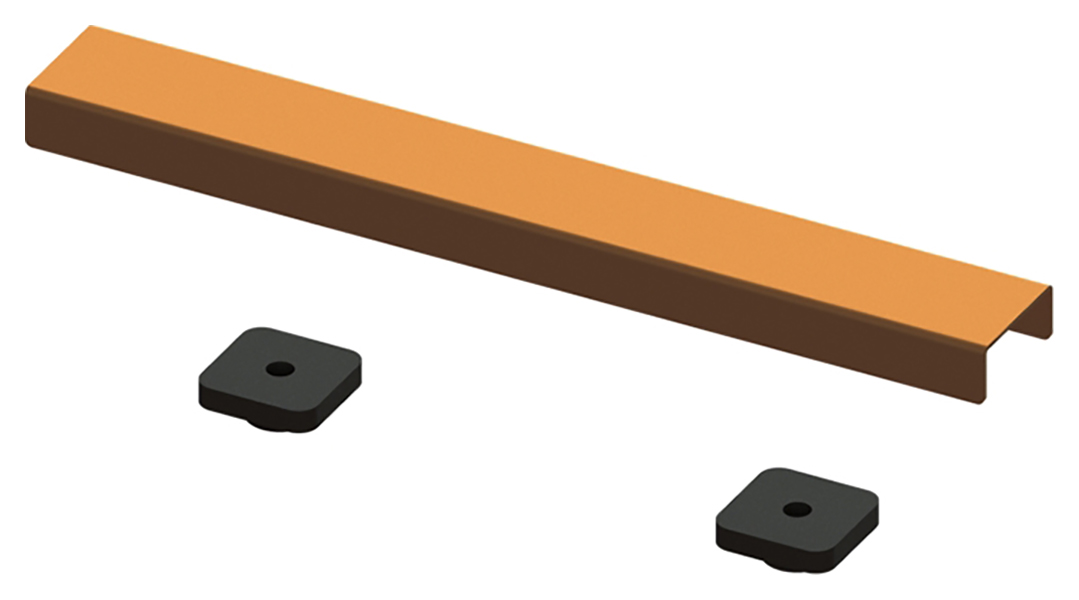 Wickes Linear Brushed Bronze Trap Cover - 300mm