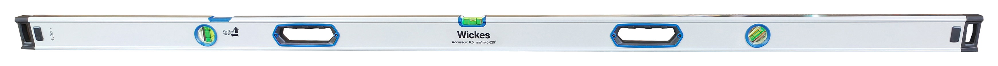 Wickes Professional Aluminium Spirit Level - 1800mm