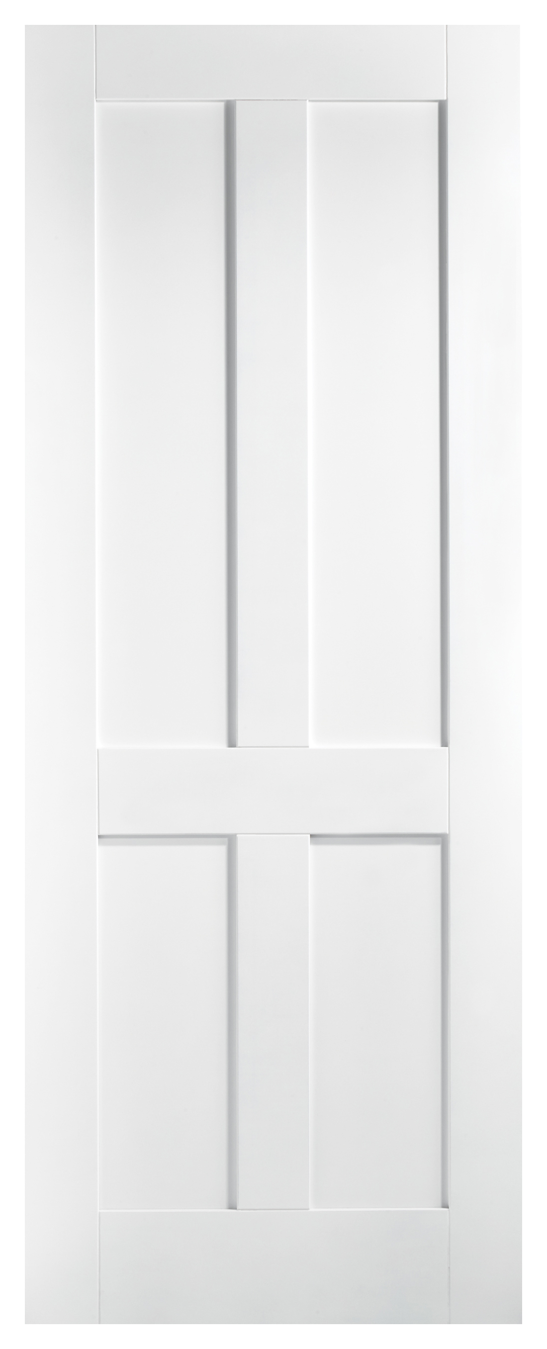 LPD Internal London 4 Panel Primed White FD30 Fire Door - 1981 mm