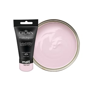 Crown Matt Emulsion Paint Tester Pot - Fairy Dust - 40ml