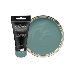 Crown Matt Emulsion Paint Tester Pot - Botany Bay - 40ml