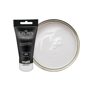 Crown Matt Emulsion Paint Tester Pot - Quiet Time - 40ml