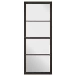 LPD Internal Soho Glazed Primed Black Door - 2040mm