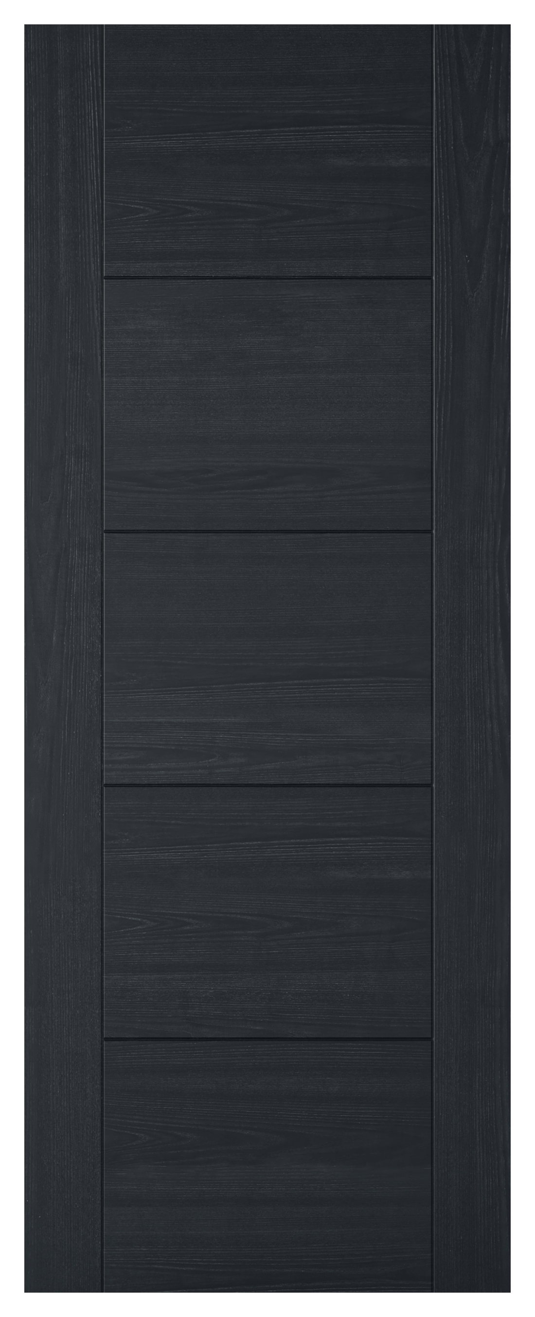 LPD Internal Vancouver 5 Panel Pre-Finished Charcoal Black Door - 1981mm