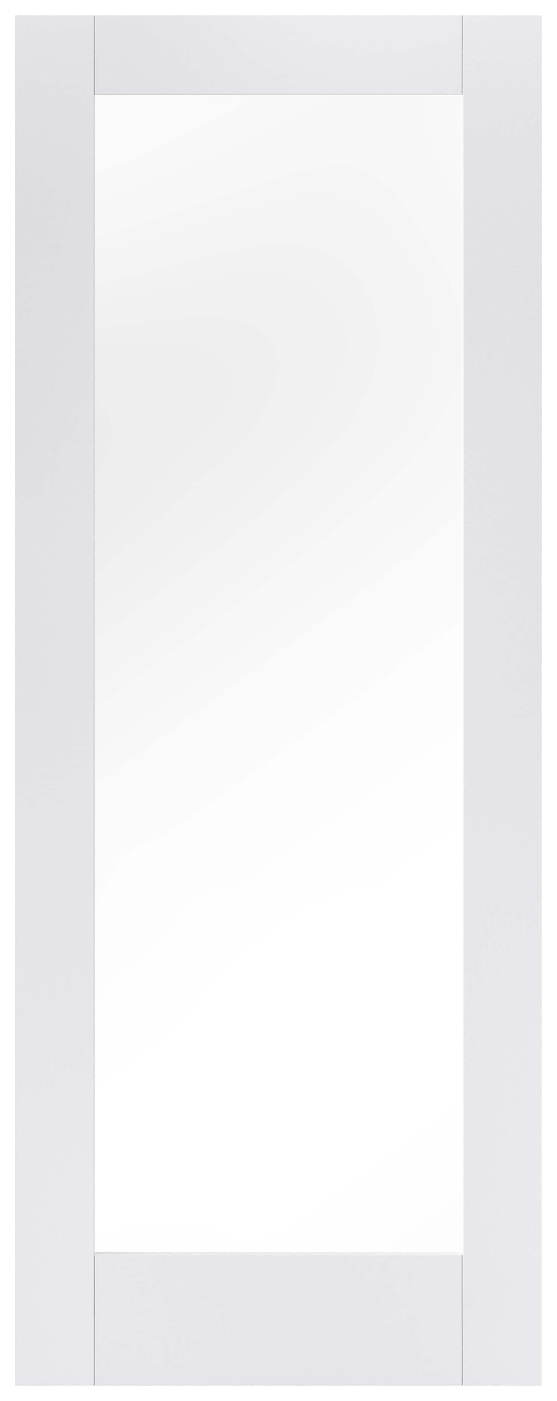 LPD Internal Pattern 10 Clear Glazed Primed White Door - 2040mm