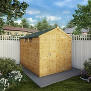 Mercia 8 x 6ft Shiplap Security Apex Timber Shed