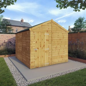 Mercia 10 x 8ft Shiplap Windowless Apex Timber Shed