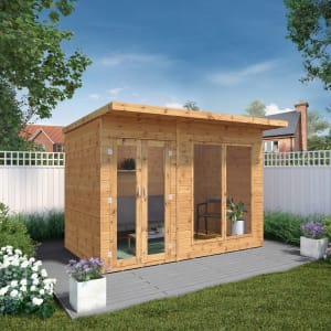Mercia Maine Pent Timber Summerhouse - 10 x 6ft