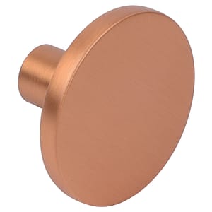 Wickes Como Knob Handle - Brushed Copper